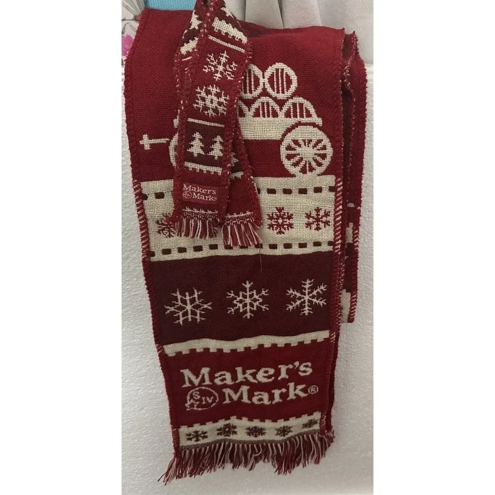 Maker's Mark Scarf and Bottle Scarf Set